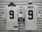 Jerseys Factory Cheap Nike Saints #9 Drew Brees White Men's Stit