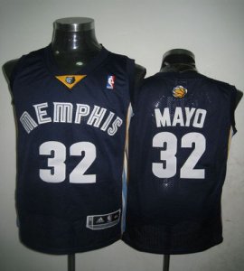 Jerseys Factory Cheap Grizzlies #32 O.J Mayo Revolution 30 Dark