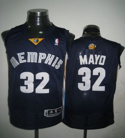 Jerseys Factory Cheap Grizzlies #32 O.J Mayo Revolution 30 Dark