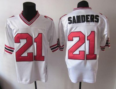 Jerseys Factory Cheap 1992 Mitchell And Ness Falcons #21 Deion S