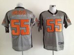 Jerseys Factory Cheap Nike Bears #55 Lance Briggs Grey Shadow Me