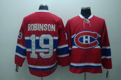 Jerseys Factory Cheap Canadiens #19 Larry Robinson Embroidered R