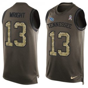 Jerseys Factory Cheap Nike Titans #13 Kendall Wright Green Men's