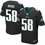 Jerseys Factory Cheap Nike Eagles #58 Jordan Hicks Black Alterna