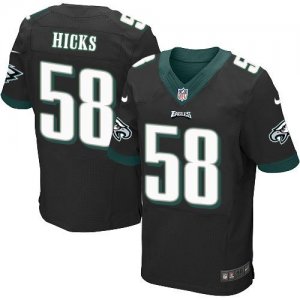 Jerseys Factory Cheap Nike Eagles #58 Jordan Hicks Black Alterna