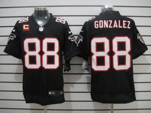 Jerseys Factory Cheap Nike Falcons #88 Tony Gonzalez Black Alter
