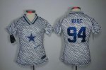 Jerseys Factory Cheap Nike Cowboys #94 DeMarcus Ware Zebra Women
