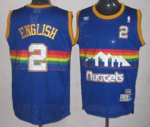 Jerseys Factory Cheap Nuggets #2 Alex English Light Blue Throwba