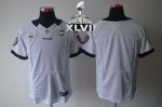 Jerseys Factory Cheap Nike Ravens Blank White Super Bowl XLVII M