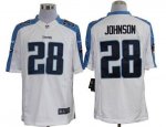 Jerseys Factory Cheap Nike Titans #28 Chris Johnson White Men's