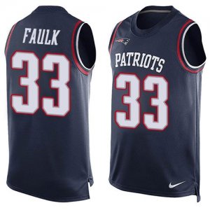 Jerseys Factory Cheap Nike Patriots #33 Kevin Faulk Navy Blue Te