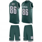 Jerseys Factory Cheap Nike Eagles #86 Zach Ertz Midnight Green T