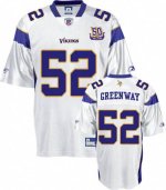 Jerseys Factory Cheap Vikings #52 Chad Greenway White Team 50TH