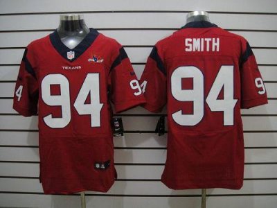 Jerseys Factory Cheap Nike Texans #94 Antonio Smith Red Alternat