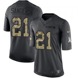 Jerseys Factory Cheap Nike Falcons #21 Deion Sanders Black Men's