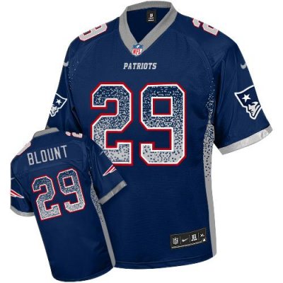 Jerseys Factory Cheap Nike Patriots #29 LeGarrette Blount Navy B