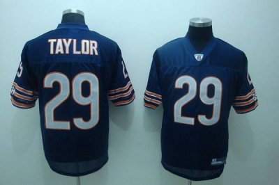 Jerseys Factory Cheap Bears #29 Chester Taylor Blue Stitched NFL