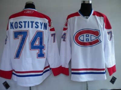 Jerseys Factory Cheap Canadiens #74 Sergei Kostitsyn Embroidered