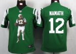Jerseys Factory Cheap Nike Jets #12 Joe Namath Green Team Color