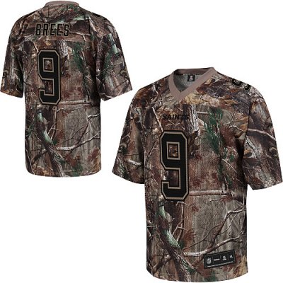 Jerseys Factory Cheap Saints #9 Drew Brees Camouflage Embroidere