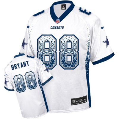 Jerseys Factory Cheap Nike Cowboys #88 Dez Bryant White Men's St