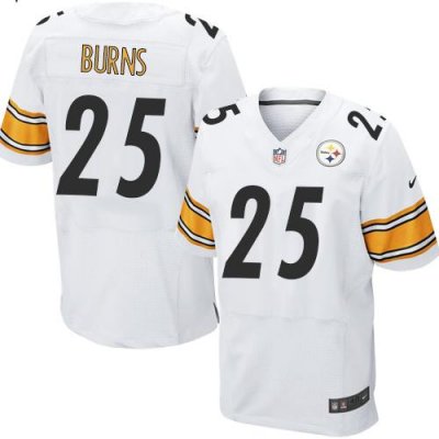 Jerseys Factory Cheap Nike Steelers #25 Artie Burns White Men's