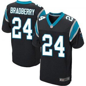 Jerseys Factory Cheap Nike Panthers #24 James Bradberry Black Te