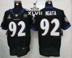 Jerseys Factory Cheap Nike Ravens #92 Haloti Ngata Black Alterna