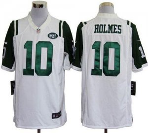 Jerseys Factory Cheap Nike Jets #10 Santonio Holmes White Men's