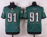 Jerseys Factory Cheap Nike Eagles #91 Fletcher Cox Midnight Gree