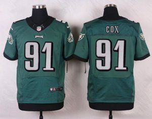 Jerseys Factory Cheap Nike Eagles #91 Fletcher Cox Midnight Gree