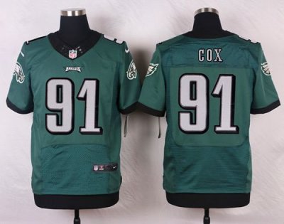 Jerseys Factory Cheap Nike Eagles #91 Fletcher Cox Midnight Gree