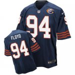 Jerseys Factory Cheap Nike Bears #94 Leonard Floyd Navy Blue Thr