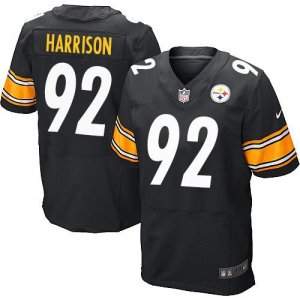 Jerseys Factory Cheap Nike Steelers #92 James Harrison Black Tea