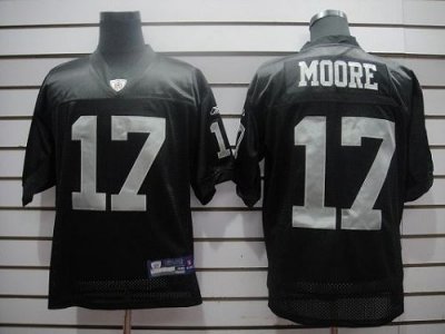 Jerseys Factory Cheap Raiders #17 Denarius Moore Black Stitched