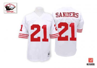 Jerseys Factory Cheap Mitchell and Ness 49ers #21 Deion Sanders