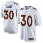 Jerseys Factory Cheap Nike Broncos #30 Terrell Davis White Men's