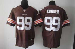 Jerseys Factory Cheap Nike Browns #99 Paul Kruger Brown Team Col