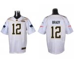 Jerseys Factory Cheap Nike Patriots #12 Tom Brady White 2016 Pro