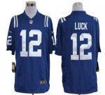 Jerseys Factory Cheap Nike Colts #12 Andrew Luck Royal Blue Team