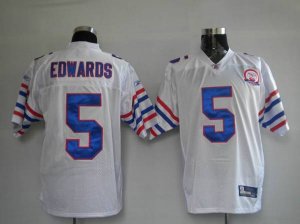 Jerseys Factory Cheap Bills #5 Trent Edwards White AFL 50th Anni