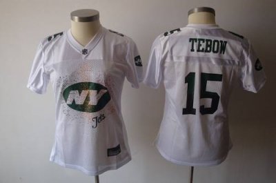 Jerseys Factory Cheap Jets #15 Tim Tebow White 2011 Women's Fem