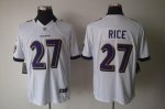 Jerseys Factory Cheap Nike Ravens #27 Ray Rice White Men's Embro