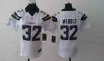 Jerseys Factory Cheap Nike Chargers #32 Eric Weddle White Women'