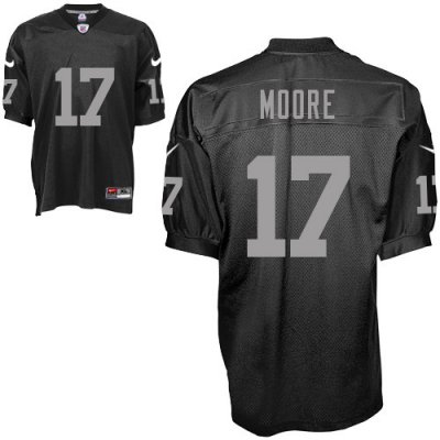 Jerseys Factory Cheap Nike Raiders #17 Denarius Moore Black Stit