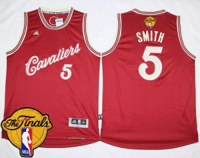 Jerseys Factory Cheap Cavaliers #5 J.R. Smith Red 2015-2016 Chri