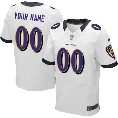 Jerseys Factory Cheap Nike Baltimore Ravens Customized White Emb