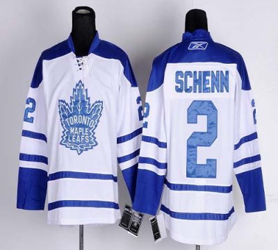 Jerseys Factory Cheap Maple Leafs #2 Luke Schenn White Third Emb