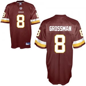 Jerseys Factory Cheap Redskins #8 Rex Grossman Red Stitched NFL
