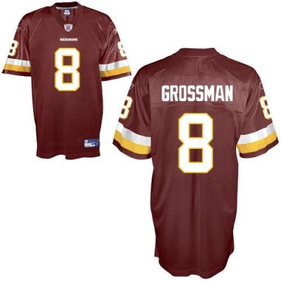 Jerseys Factory Cheap Redskins #8 Rex Grossman Red Stitched NFL
